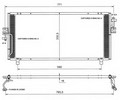 Радиатор кондиционера Nissan Primera P11 96